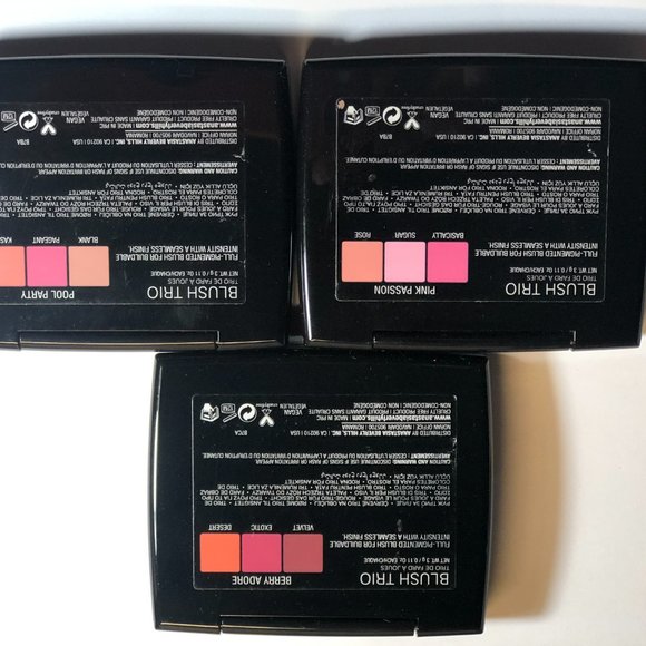 *OPEN TO ALL OFFERS*  Anastasia Blush Trios - Lot of 3 - Picture 2 of 3